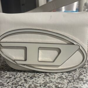 Small White Diesel Designer handbag